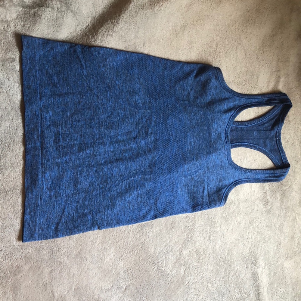 Blue Lululemon tank